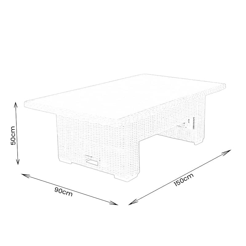 Gardening  -  Monaco Adjustable Table Garden Set - Natural  -  60014491