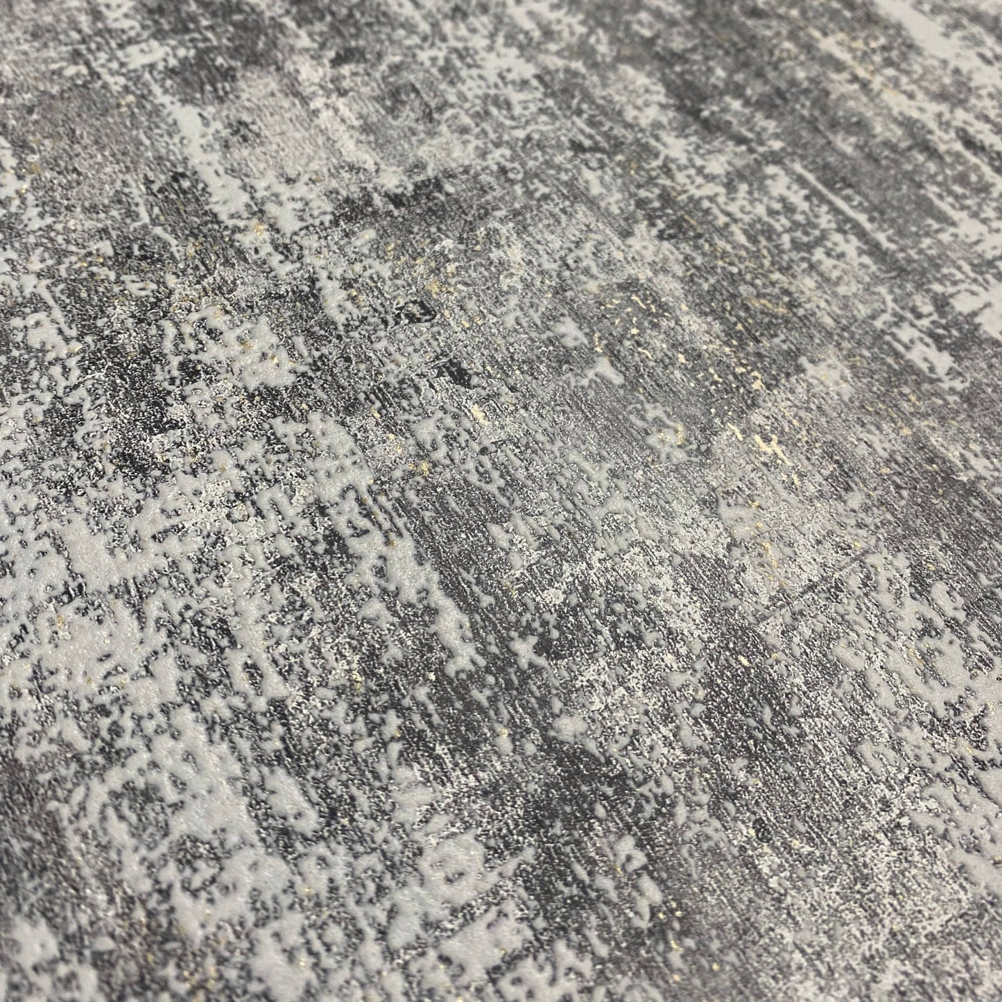 Wallpaper  -  Muriva Phelan Textured Charcoal Wallpaper - 209103  -  60485287