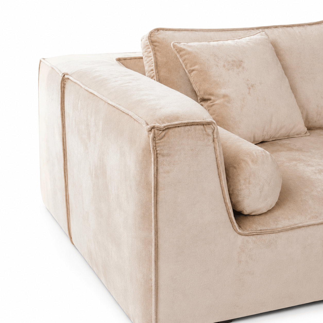 Furniture  -  Nahla Corner Sofa - Cream  -  60486604