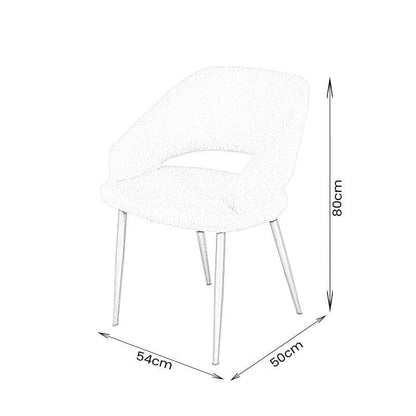 Furniture  -  Naples Dining Chair - Natural  -  60013586