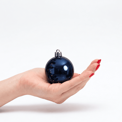 Christmas  -  Night Blue Pack of 12 S Baubles- 6cm  -  60487481