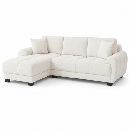Furniture  -  Nellie LHF Chaise Sofa - Cream  -  60486612
