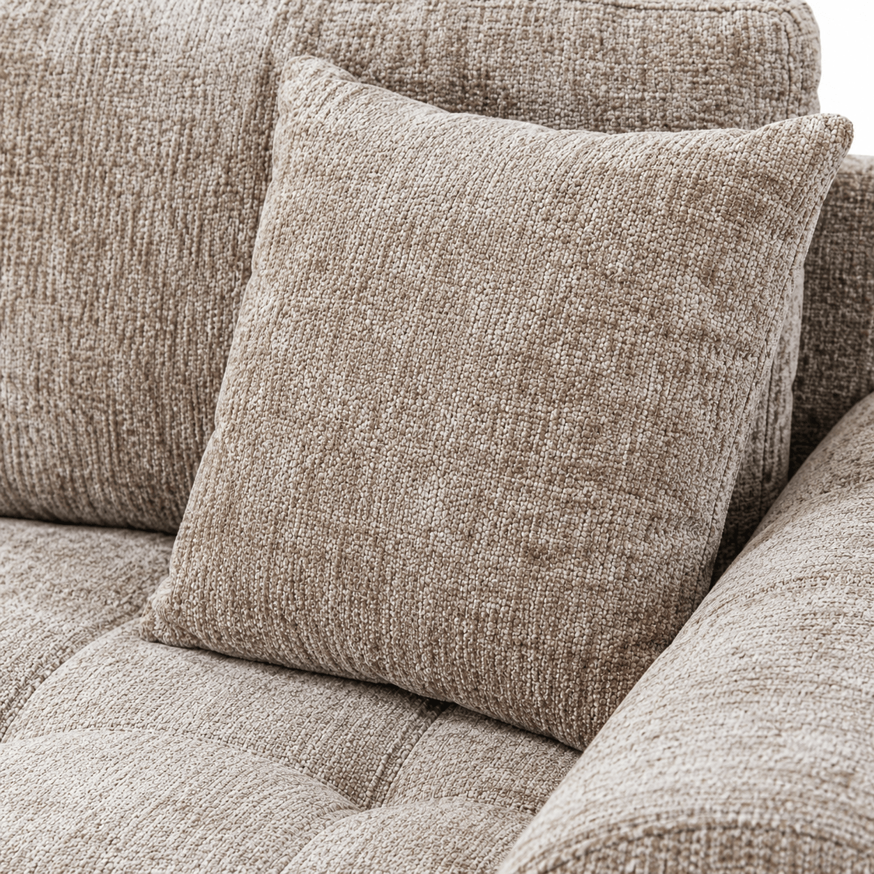 Furniture  -  Nellie LHF Chaise Sofa - Light Brown  -  60486611