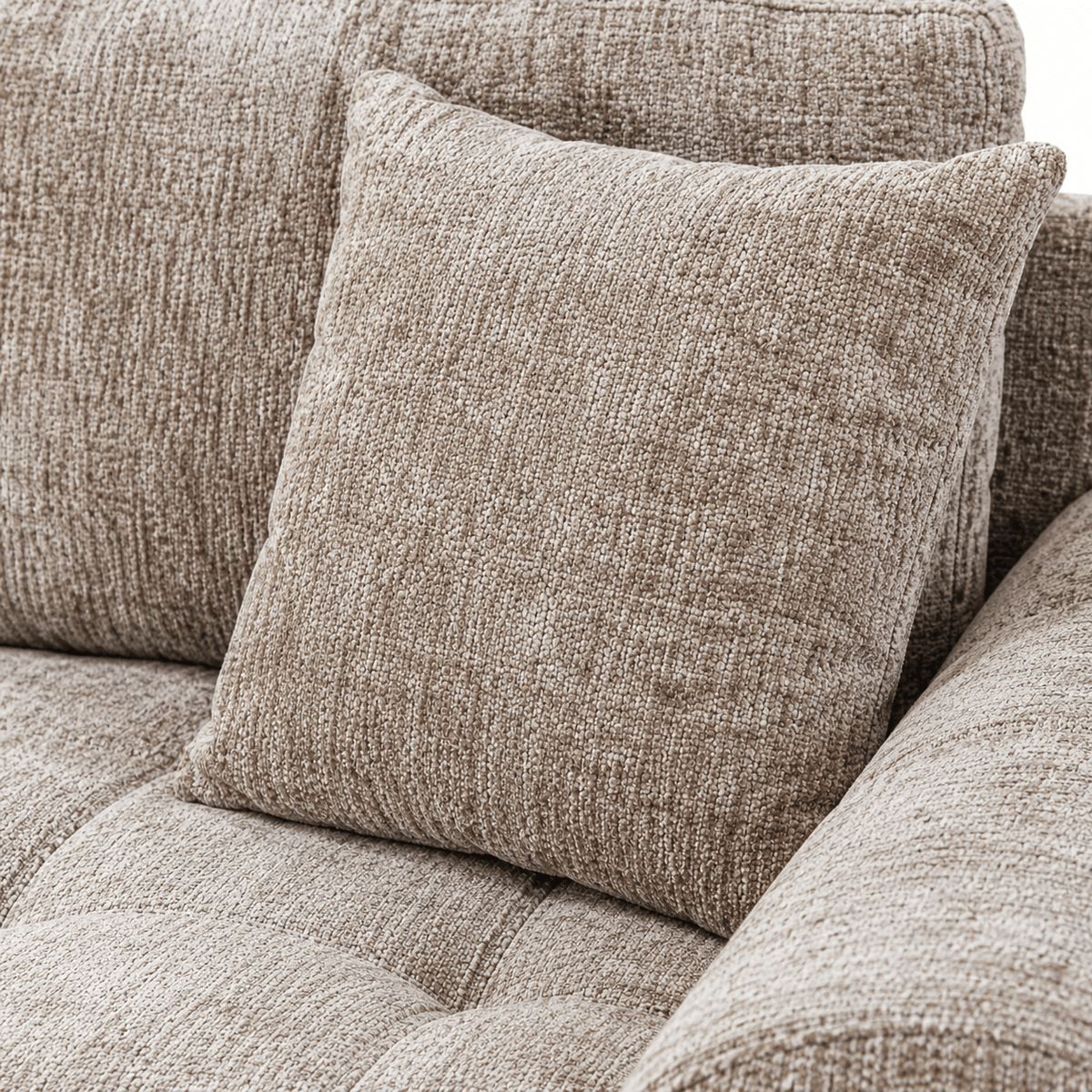 Furniture  -  Nellie LHF Chaise Sofa - Light Brown  -  60486611