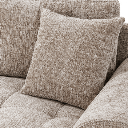 Furniture  -  Nellie LHF Chaise Sofa - Light Brown  -  60486611
