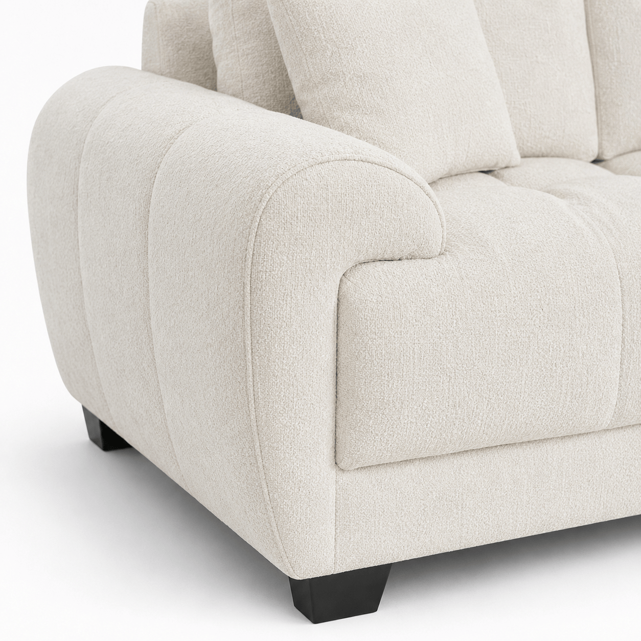 Furniture  -  Nellie RHF Chaise Sofa - Cream  -  60486572