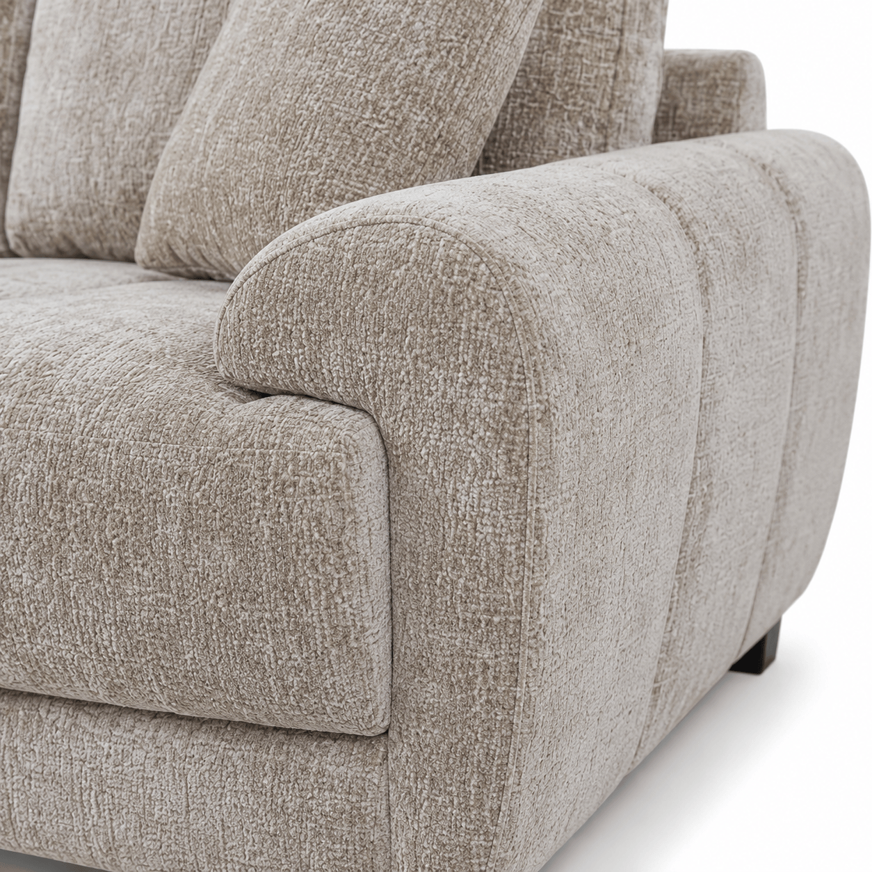Furniture  -  Nellie RHF Chaise Sofa - Light Brown  -  60486571