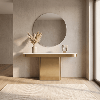 Nicci Console Table - Gold