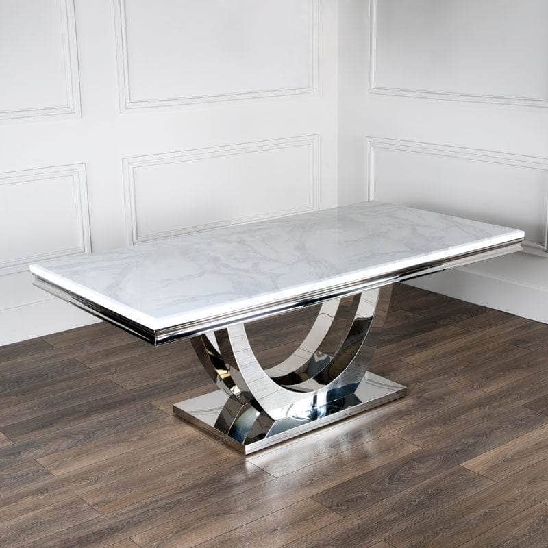  -  Nova Dining Table & 6 Galaxy Chairs  -  60009183