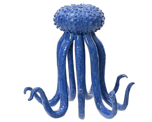 Gardening  -  Octopus Candle Holder - Blue  -  60009610