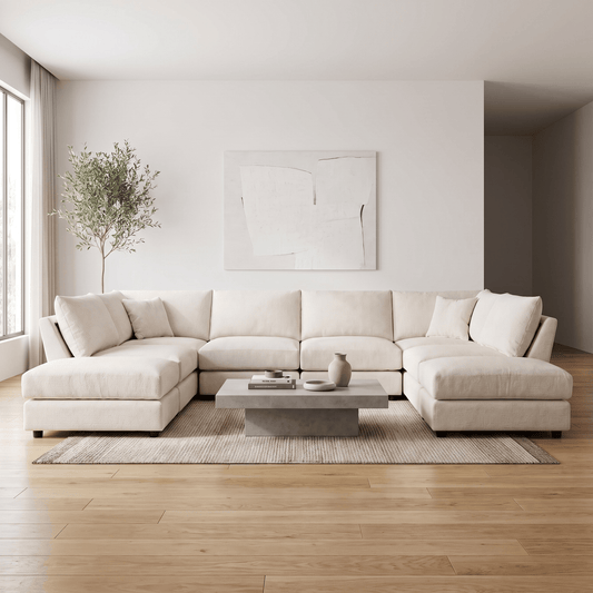 Furniture  -  Ori U-Shape Sofa - Cream  -  60486603