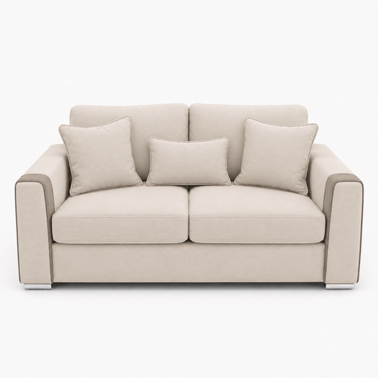 Furniture  -  Outlet Lyra 2 Seater Sofa - Cream  -  60486594