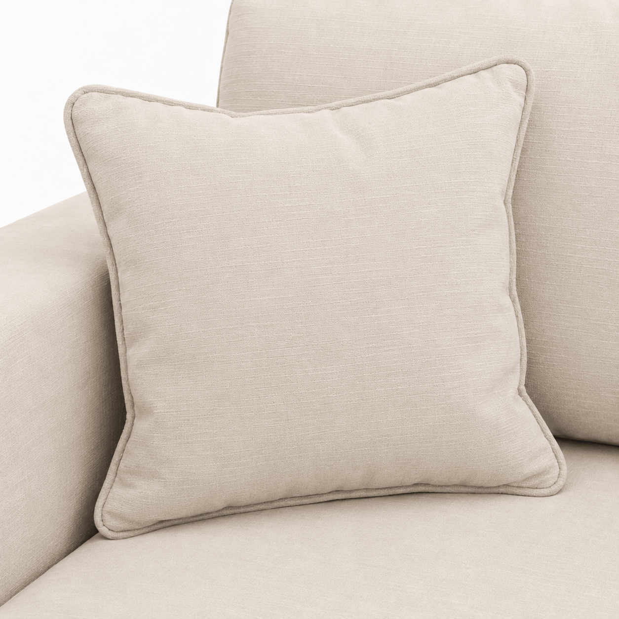 Furniture  -  Outlet Lyra 3 Seater Sofa - Cream  -  60486593