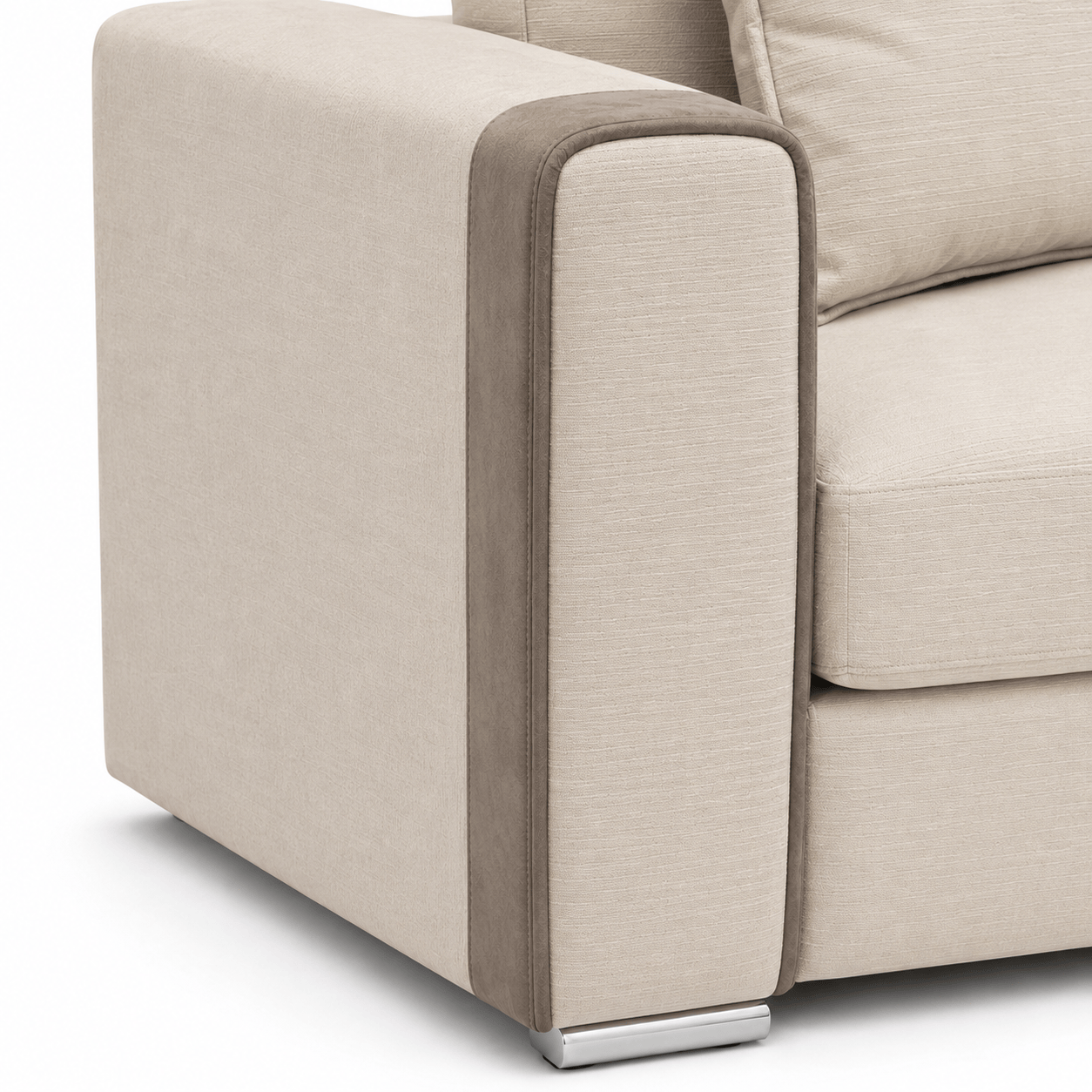 Furniture  -  Outlet Lyra 3 Seater Sofa - Cream  -  60486593