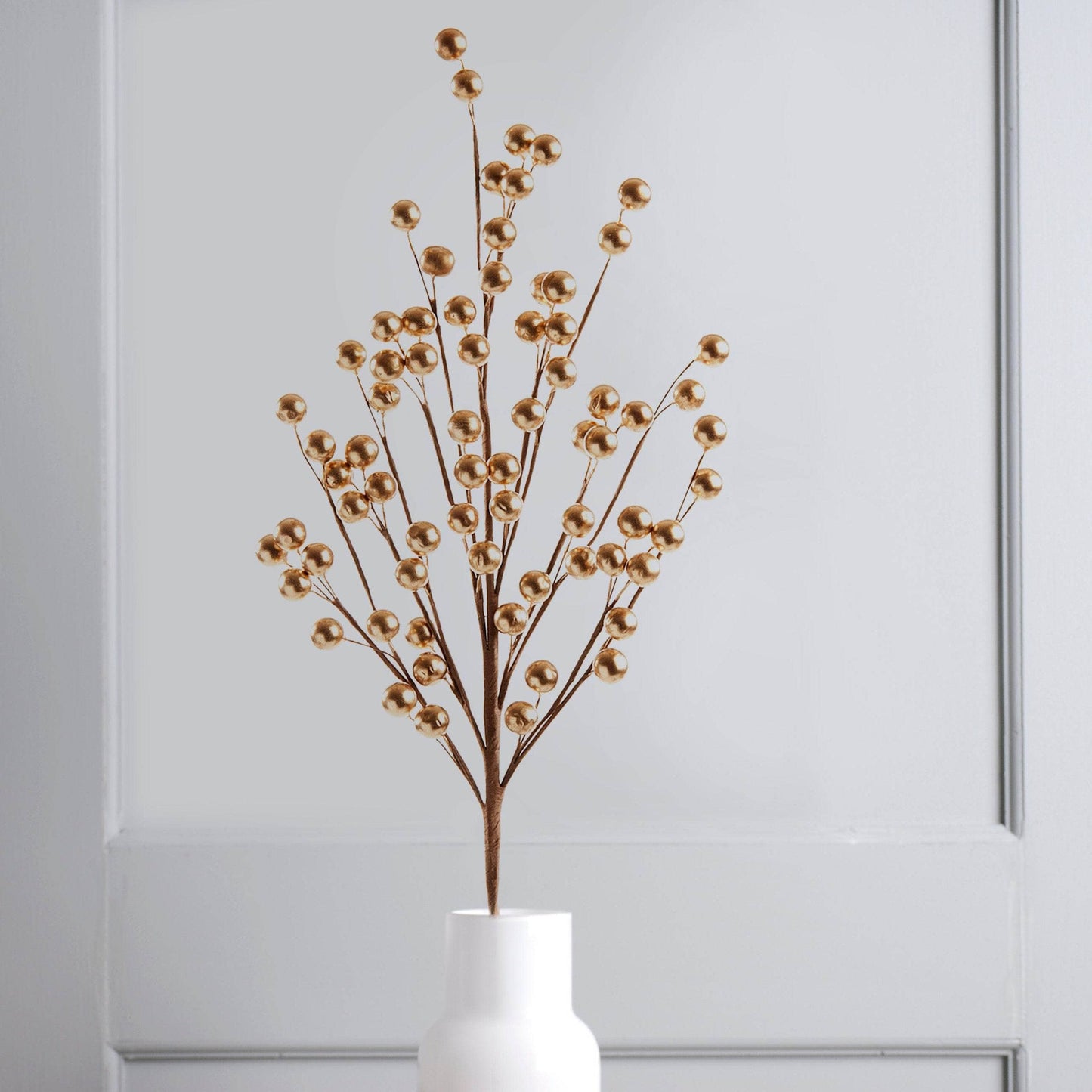 Christmas  -  Gold Berry Spray - 56cm  -  60000841
