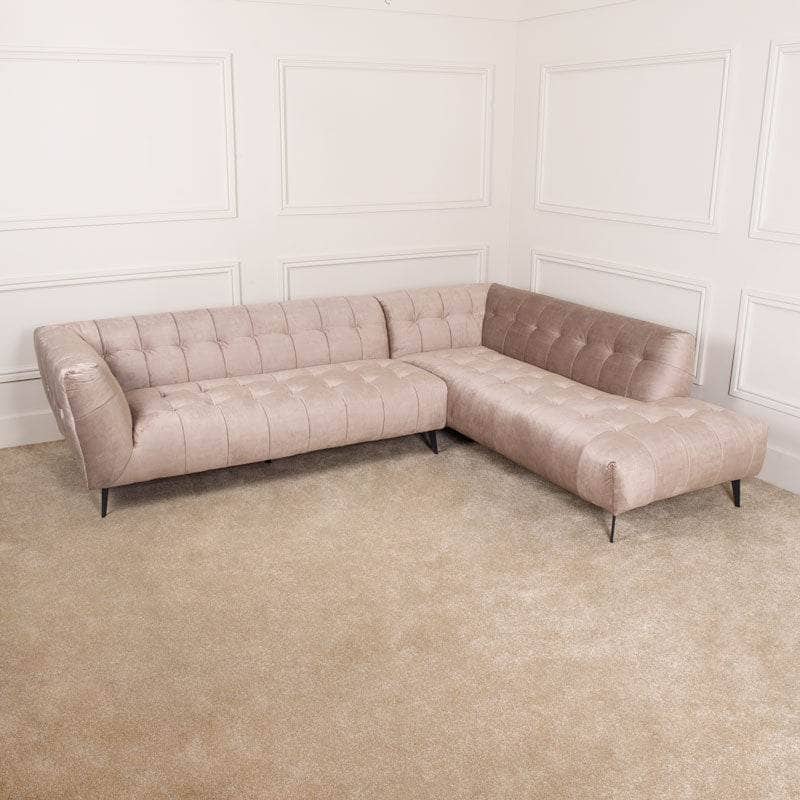 Furniture  -  Palma Right Hand Facing Chaise Sofa - Mink  -  60008592