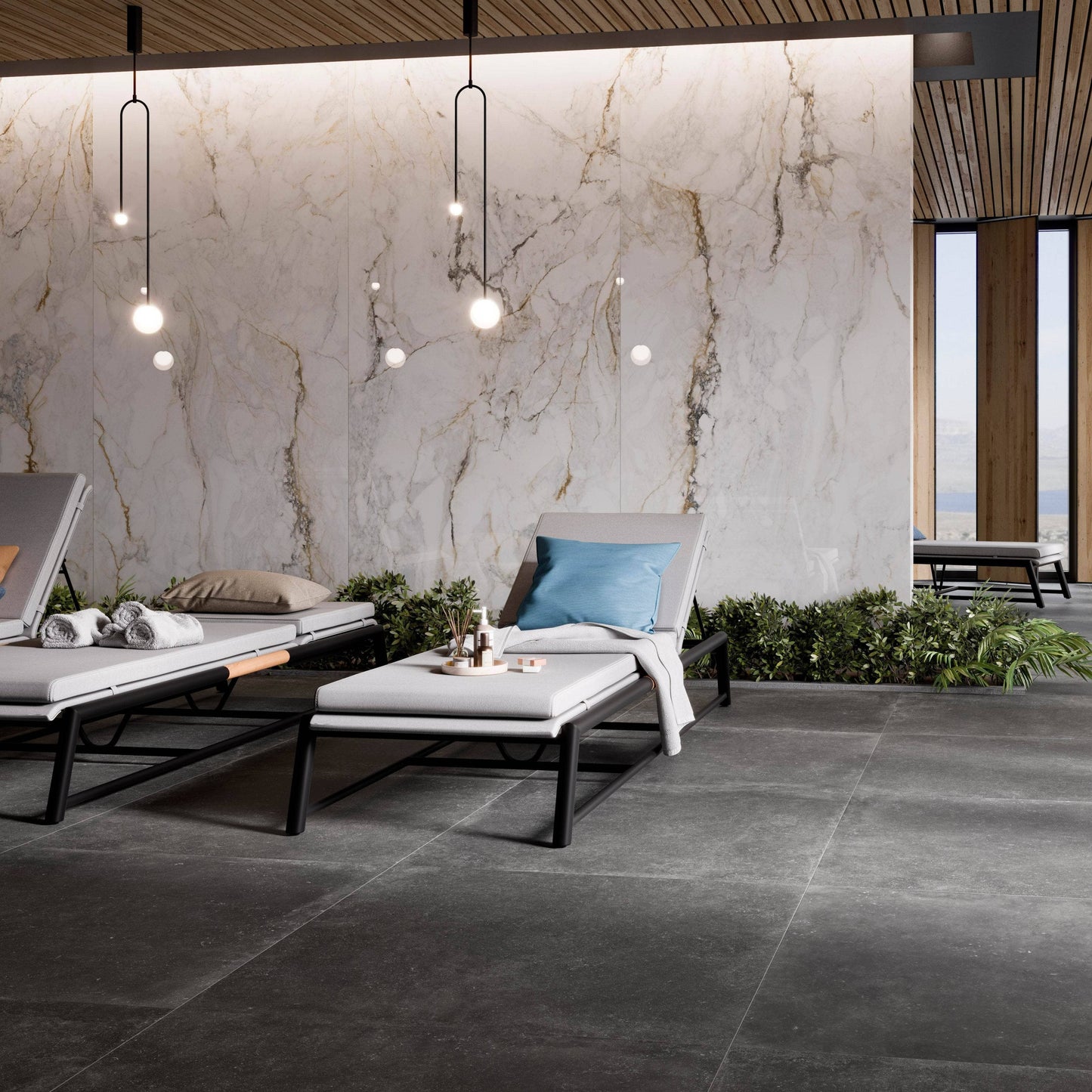 Tiles  -  Pamesa Pisa Gold Matt Tiles - 60 x 120cm  -  60006821