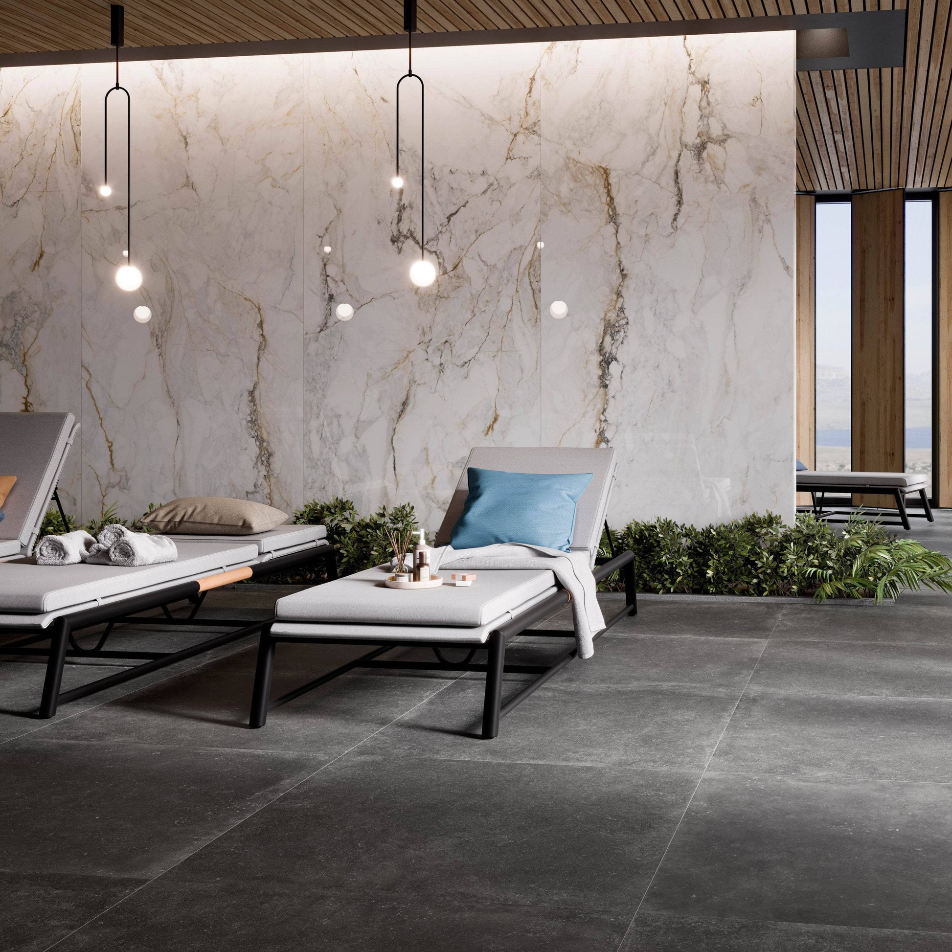 Tiles  -  Pamesa Pisa Gold Matt Tiles - 60 x 120cm  -  60006821