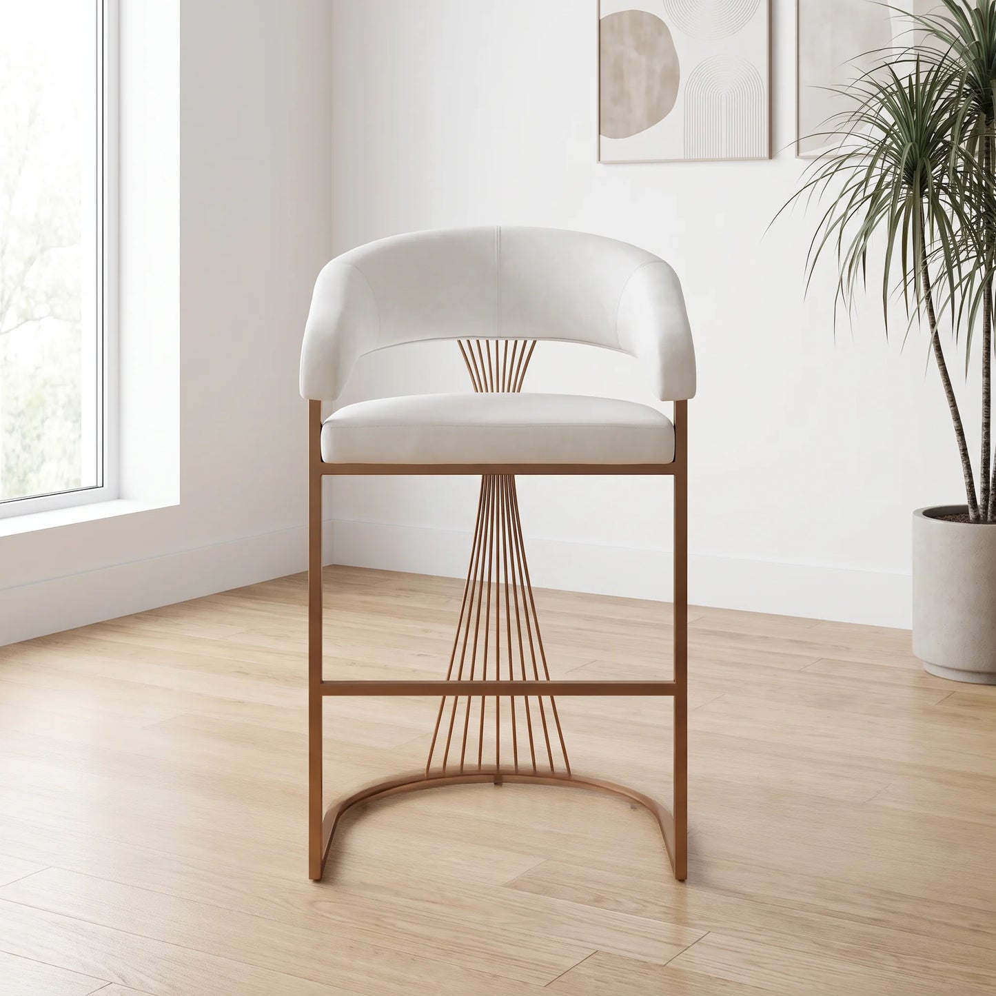 Furniture  -  Penny Barstool - Bronze  -  60487308