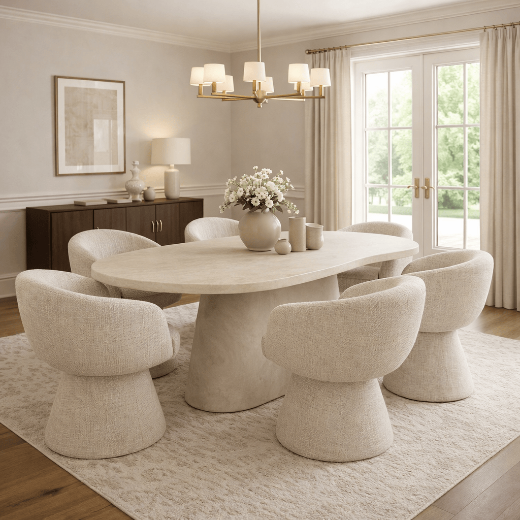 Furniture  -  Perth Dining Table & 6 Jade Chairs  -  60485207