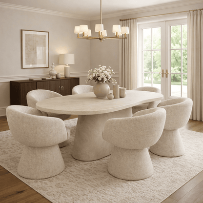Furniture  -  Perth Dining Table & 6 Jade Chairs  -  60485207