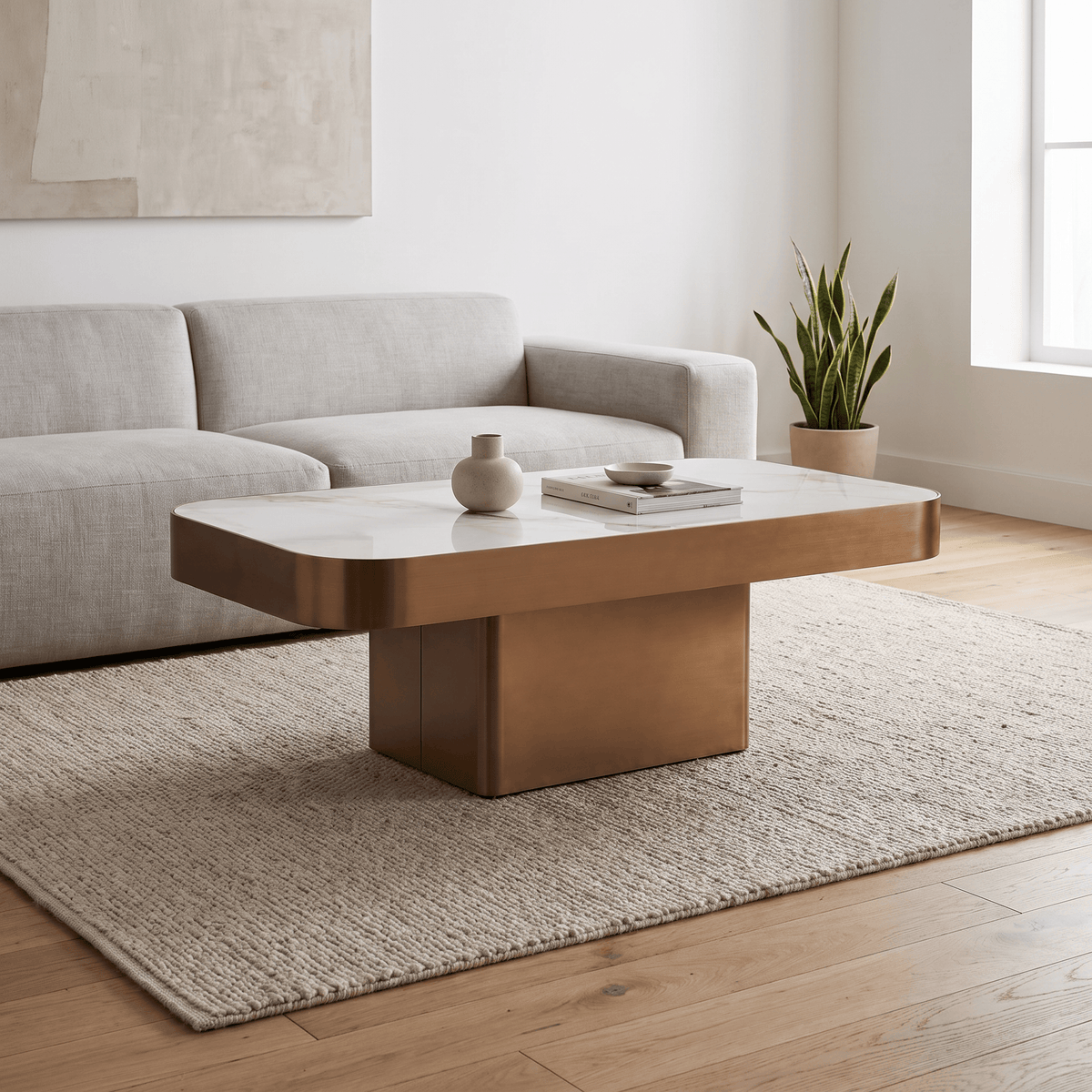 Furniture  -  Poppy Coffee Table - Bronze  -  60487301