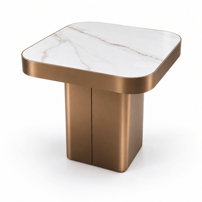 Poppy Lamp Table - Bronze