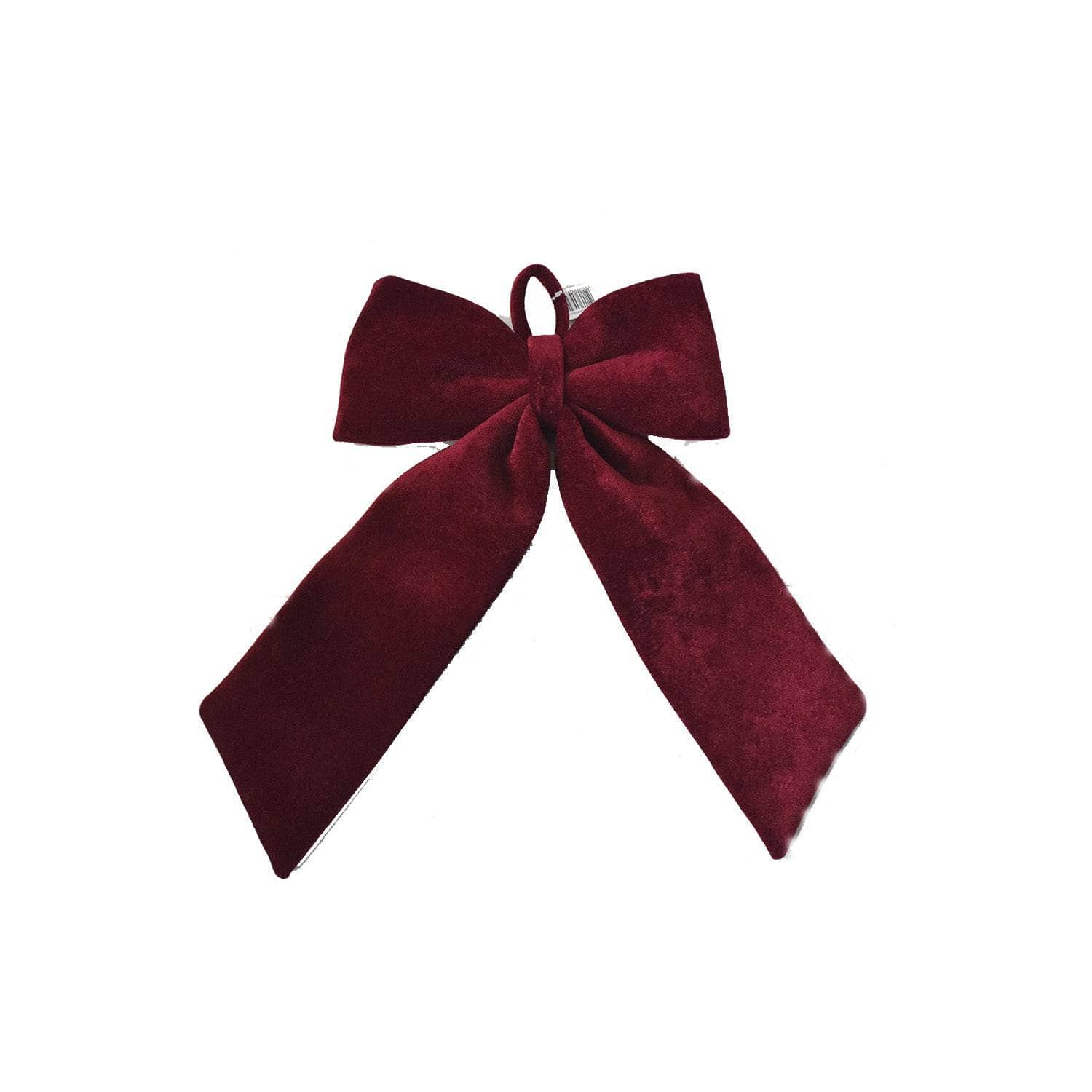 Christmas  -  Burgundy Velvet Bow - 50 x 60cm  -  60484055