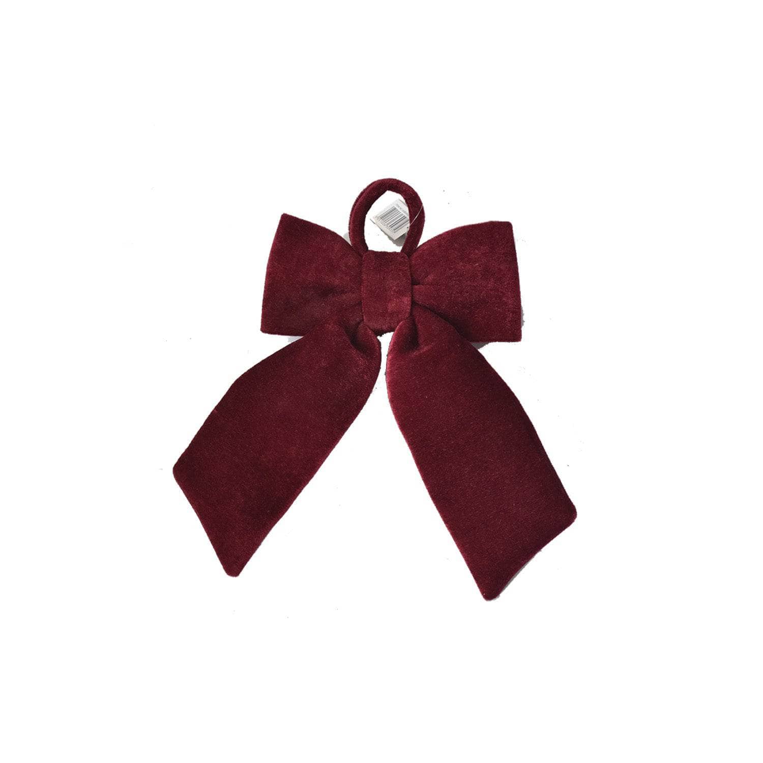 Christmas  -  Burgundy Velvet Bow - 20 x 30cm  -  60484057