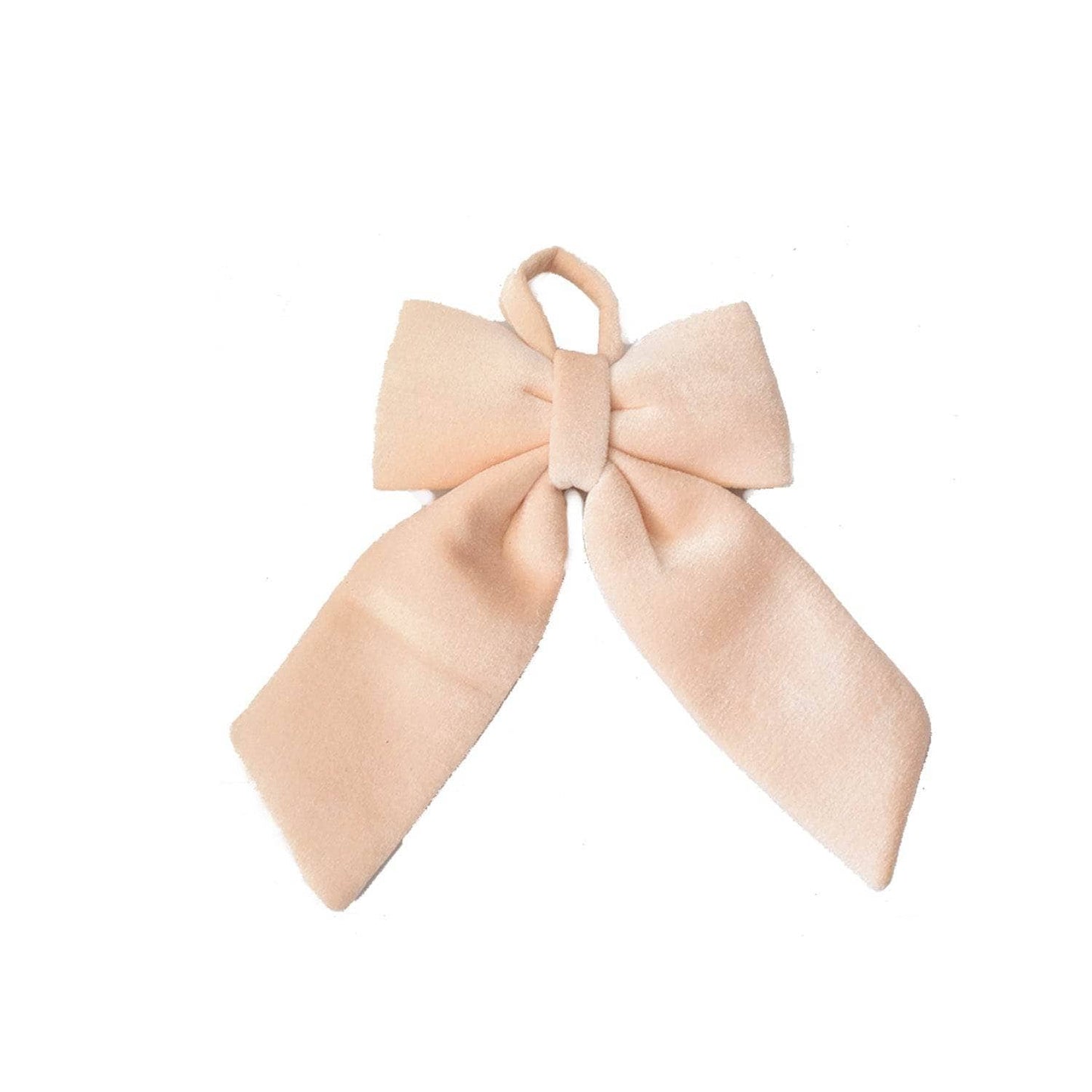 Christmas  -  Cream Velvet Bow - 20 x 30cm  -  60484072