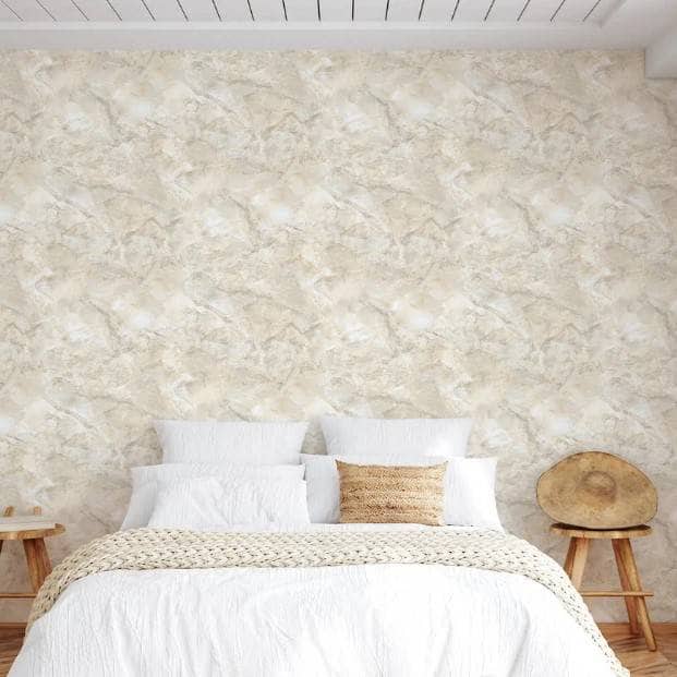 Wallpaper  -  Rasch Carlotta Greige Wallpaper - 400303  -  60345257