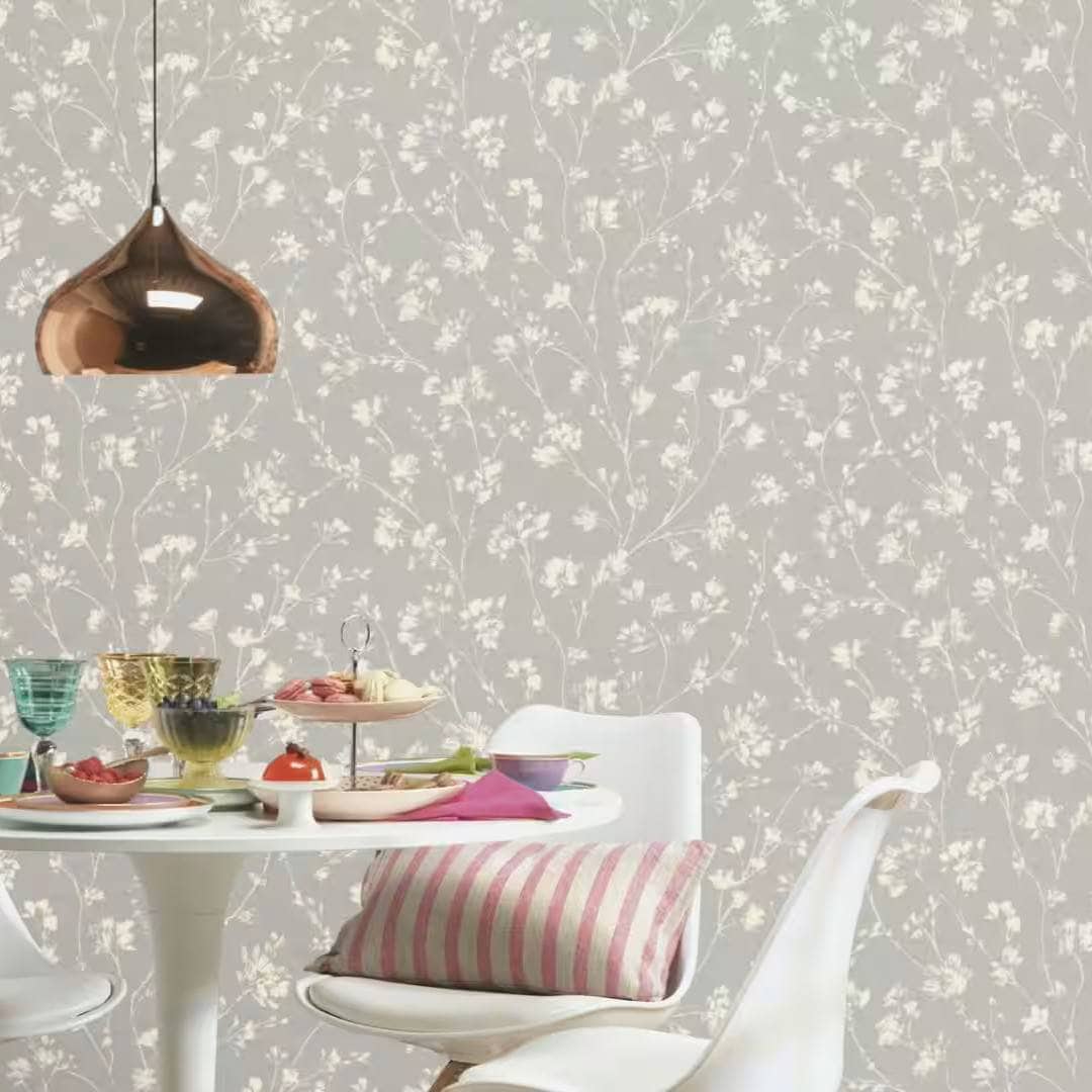 Rasch Country Charme Grey Wallpaper - 463828