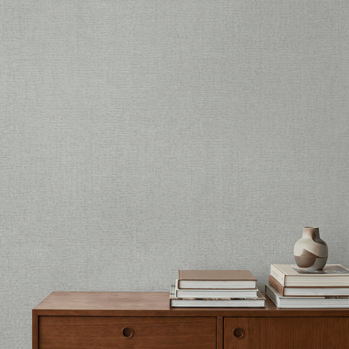 Wallpaper  -  Rasch Sofia Linen Blue Wallpaper - 400723  -  60486533