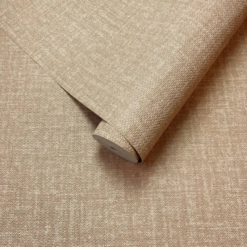 Wallpaper  -  Rasch Sofia Linen Sandlewood Wallpaper - 400709  -  60486531
