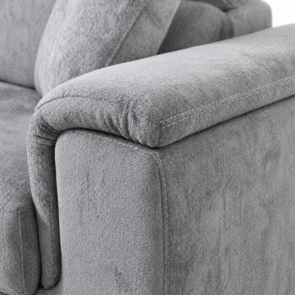 Furniture  -  Raya LHF Chaise Sofa Bed - Grey  -  60486615
