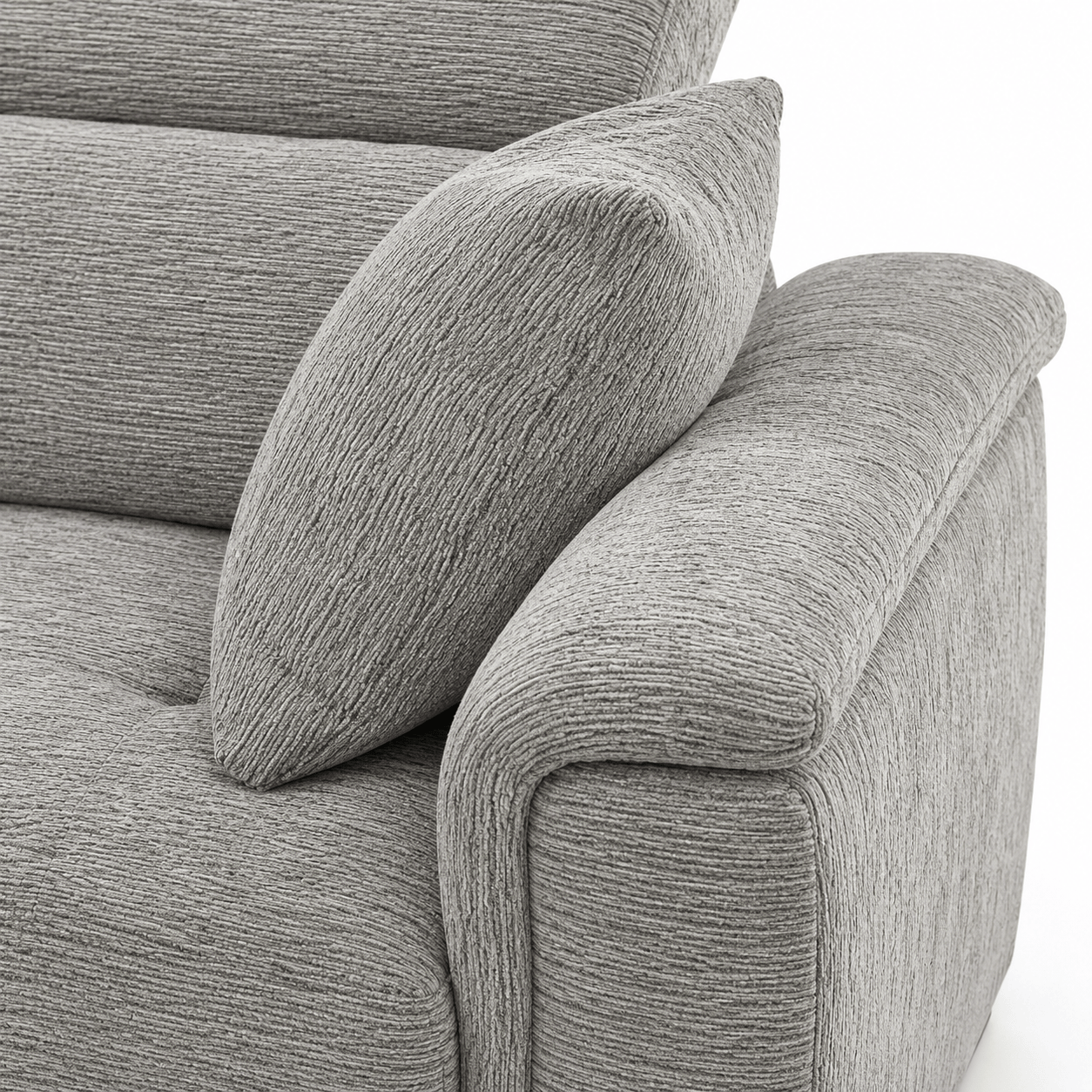Furniture  -  Raya LHF Chaise Sofa Bed - Grey  -  60486613