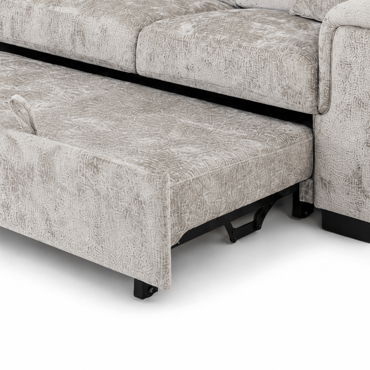 Furniture  -  Raya LHF Chaise Sofa Bed - Light Brown  -  60486614