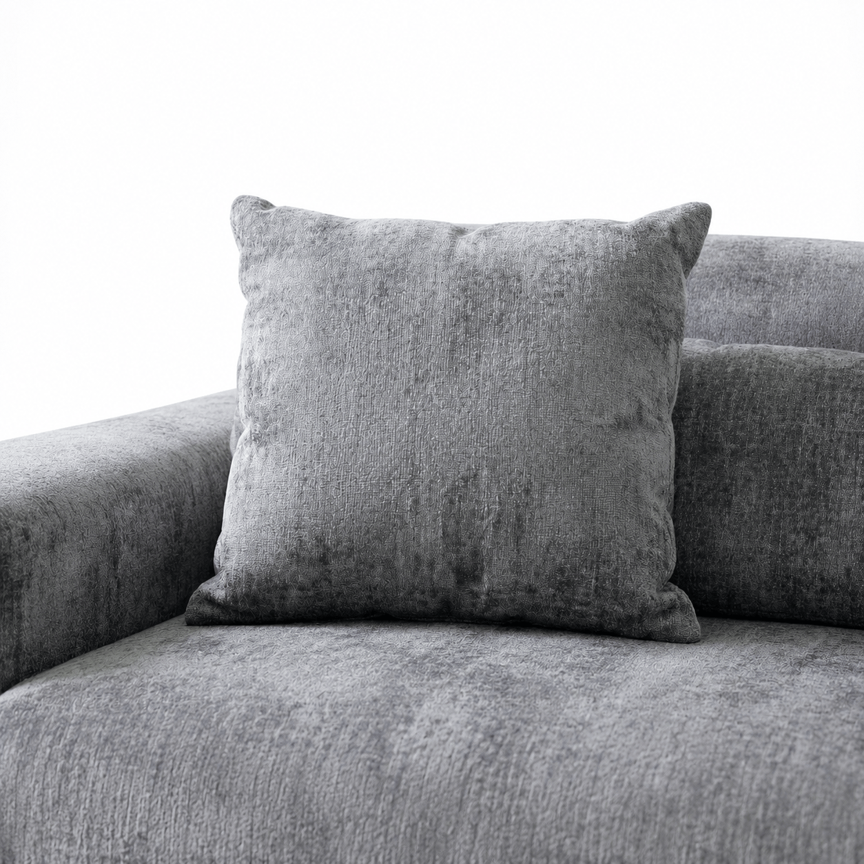 Furniture  -  Raya RHF Chaise Sofa Bed - Grey  -  60486577