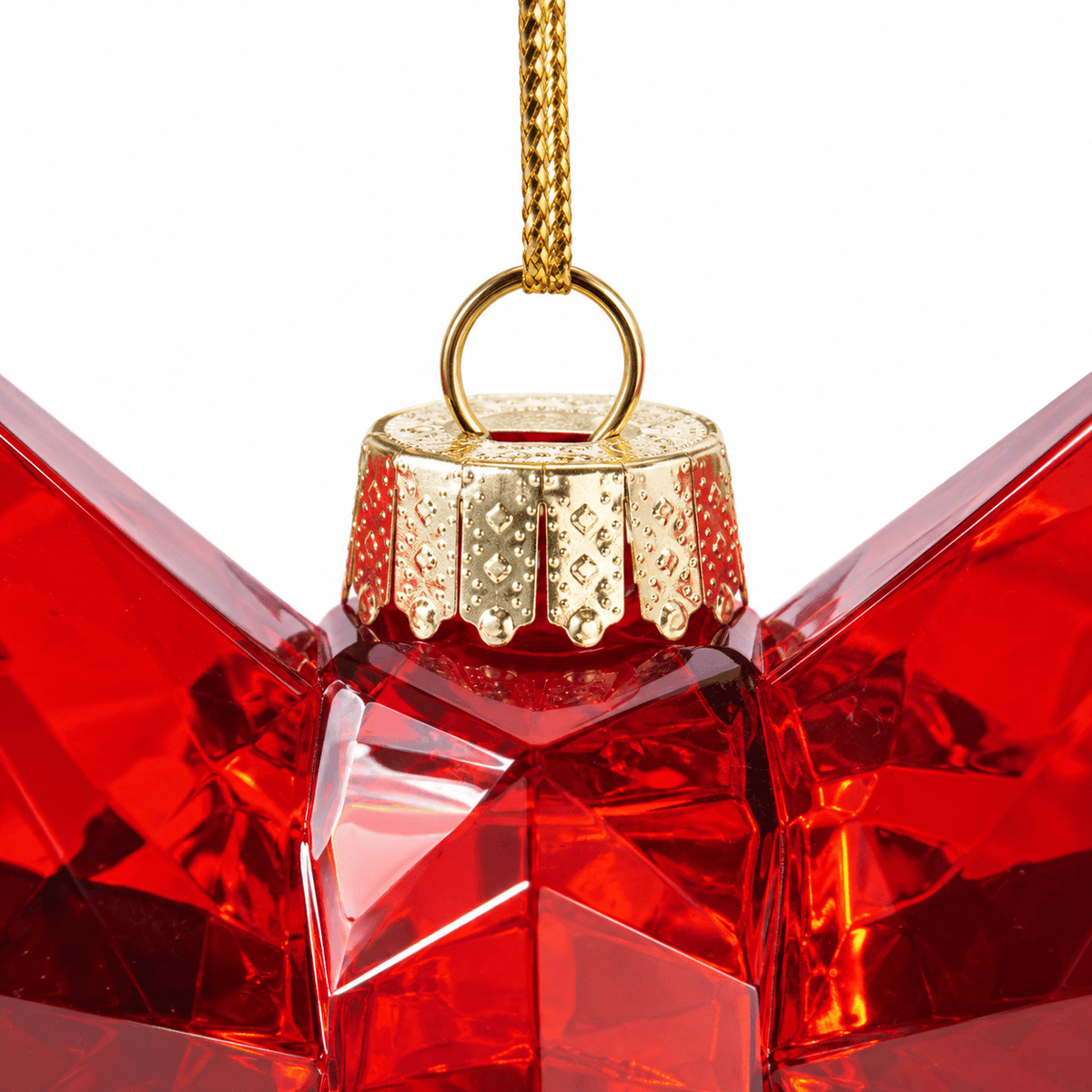 Christmas  -  Red Diamond Bow Hanging Decoration - ?cm  -  60487824