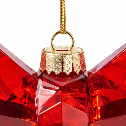 Christmas  -  Red Diamond Bow Hanging Decoration - ?cm  -  60487824