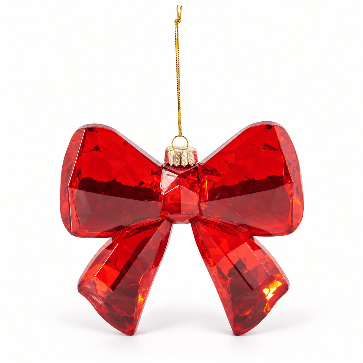 Christmas  -  Red Diamond Bow Hanging Decoration - ?cm  -  60487824