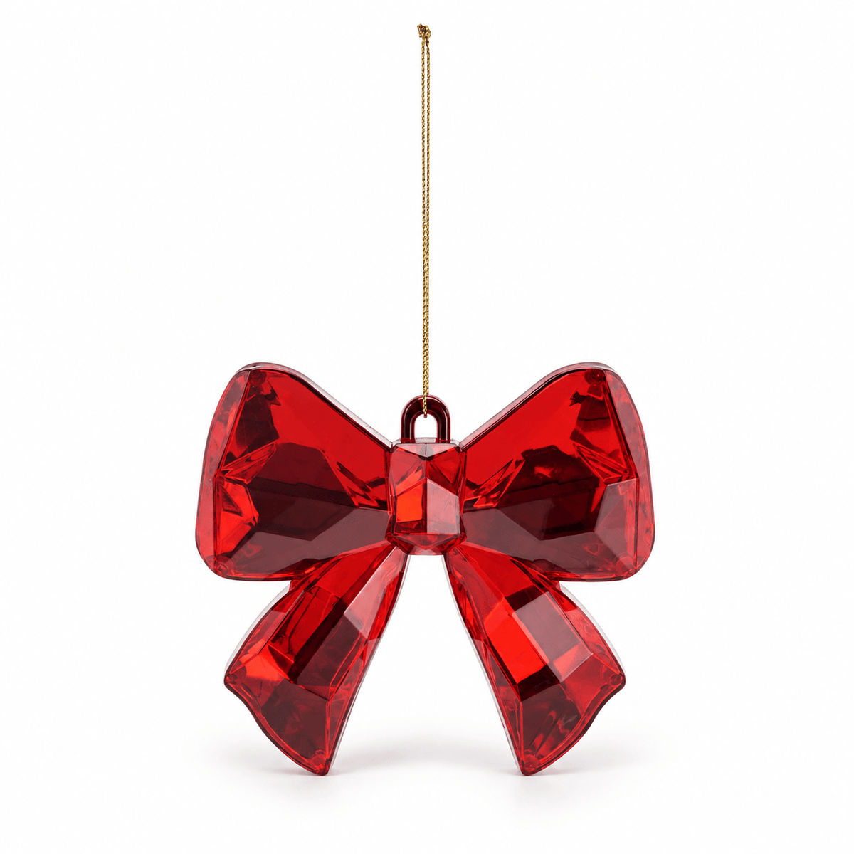 Christmas  -  Red Diamond Bow Hanging Decoration - ?cm  -  60487823