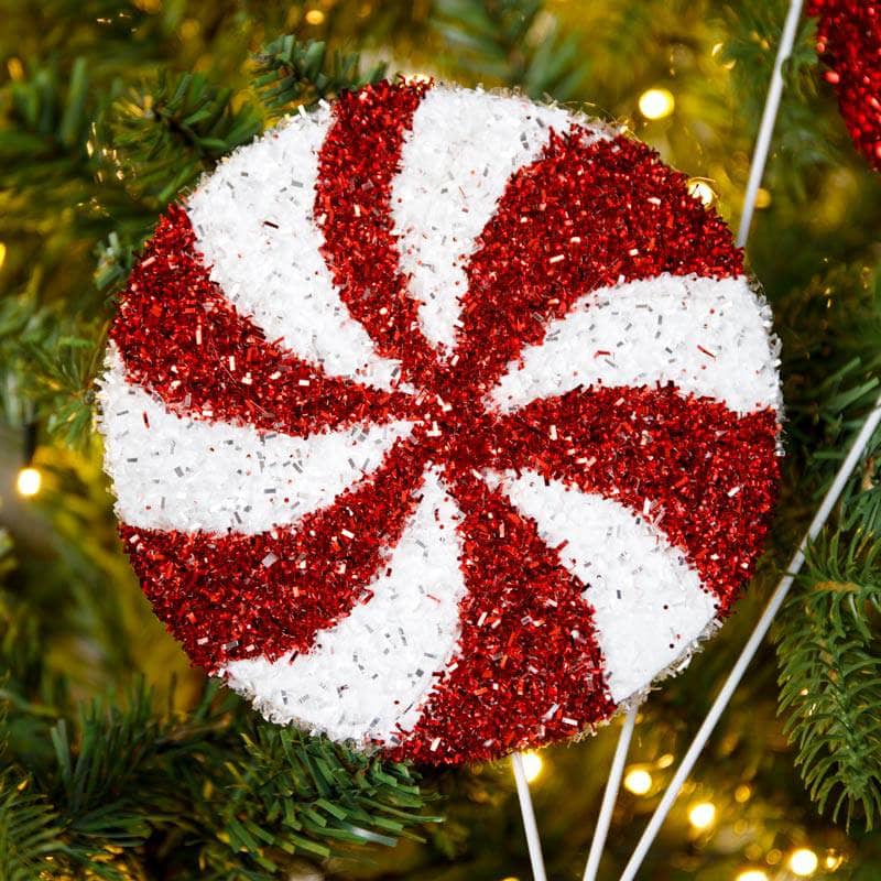 Christmas  -  Red & White Large Candy Decorations - 71cm  -  60008803