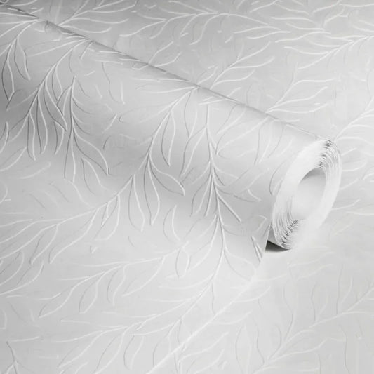 Wallpaper  -  Retford Anaglypta Textured Vinyl Leaf Trail Wallpaper - RD60187  -  60487258