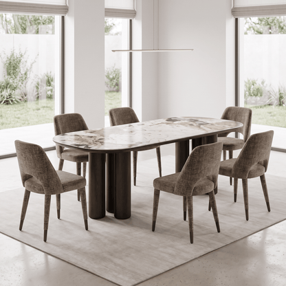 Furniture  -  Richmond Langford Dining Table & Cecilia Dining Chairs  - 