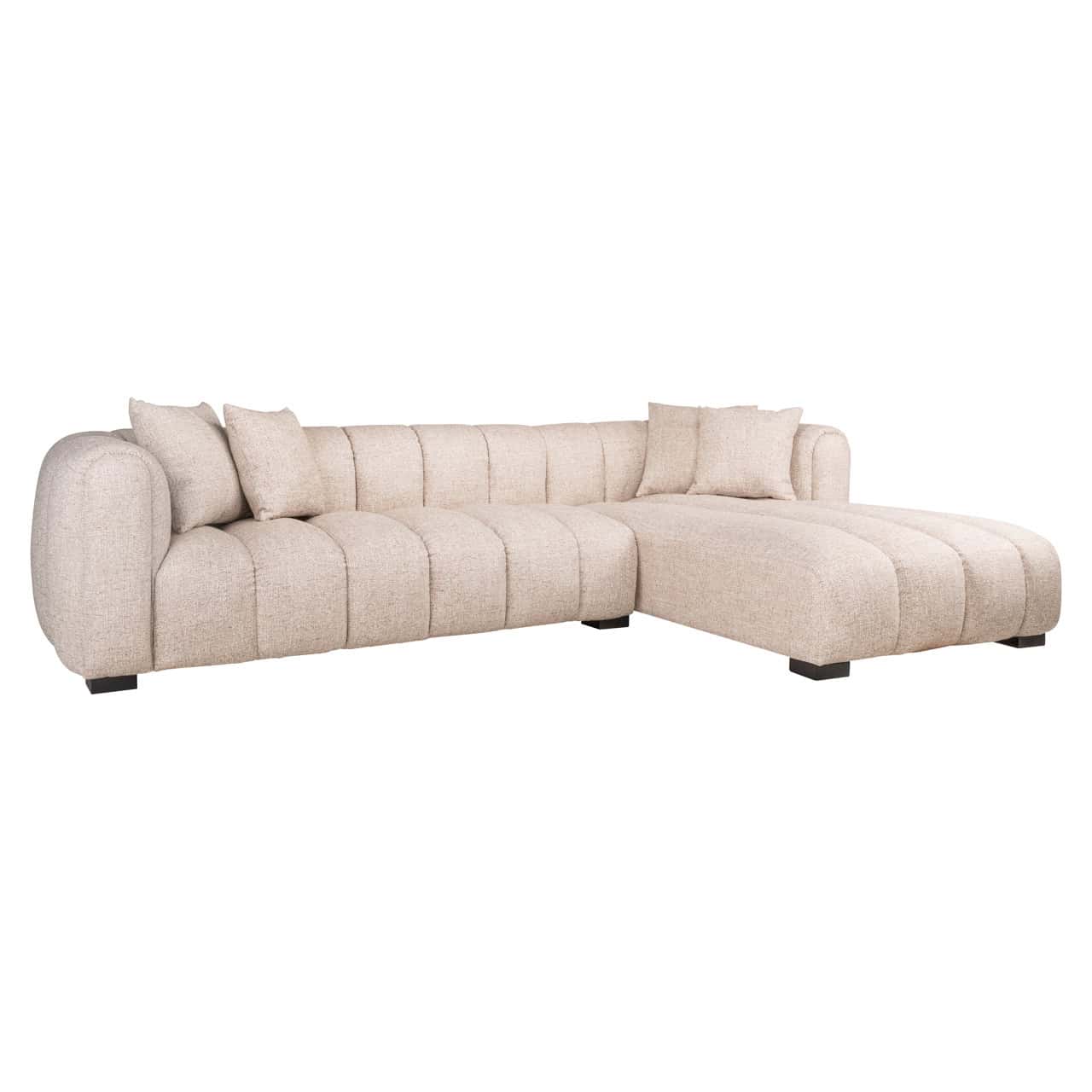 Furniture  -  Richmond Novaro RHF Chaise - Cream Tweed (Special Order)  -  60487277