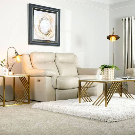 Furniture  -  Rimini 2 Seater Power Sofa - Cream  -  60010288