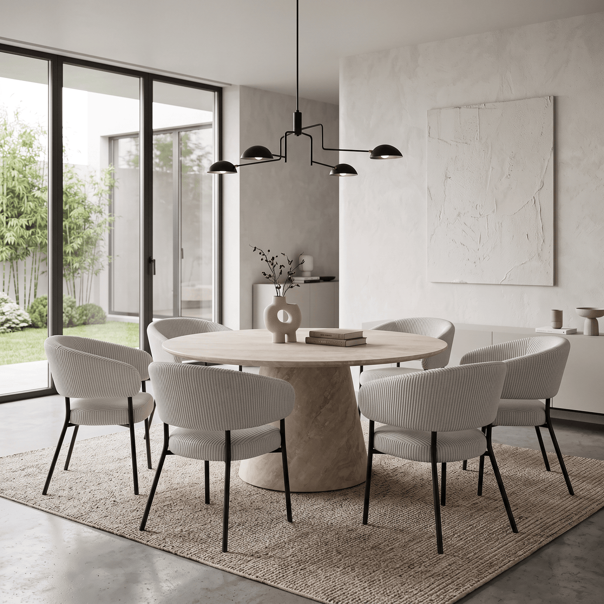 Furniture  -  Rio Round Dining Table & Calgary Dining Chairs  - 