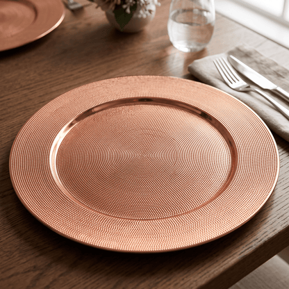 Christmas  -  Rose Gold Plate - 40cm  -  60487817