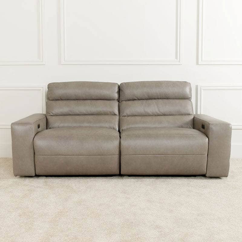 Furniture  -  Salerno 3 Seater Power Sofa - Taupe  -  60010299